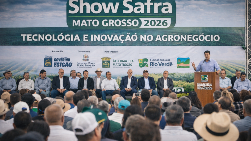 Show Safra Mato Grosso 2026 impulsiona tecnologia e inovação no agronegócio